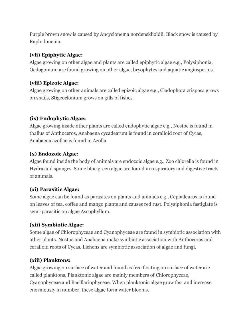 Algae Definition Characteristics and Structure - Page 7