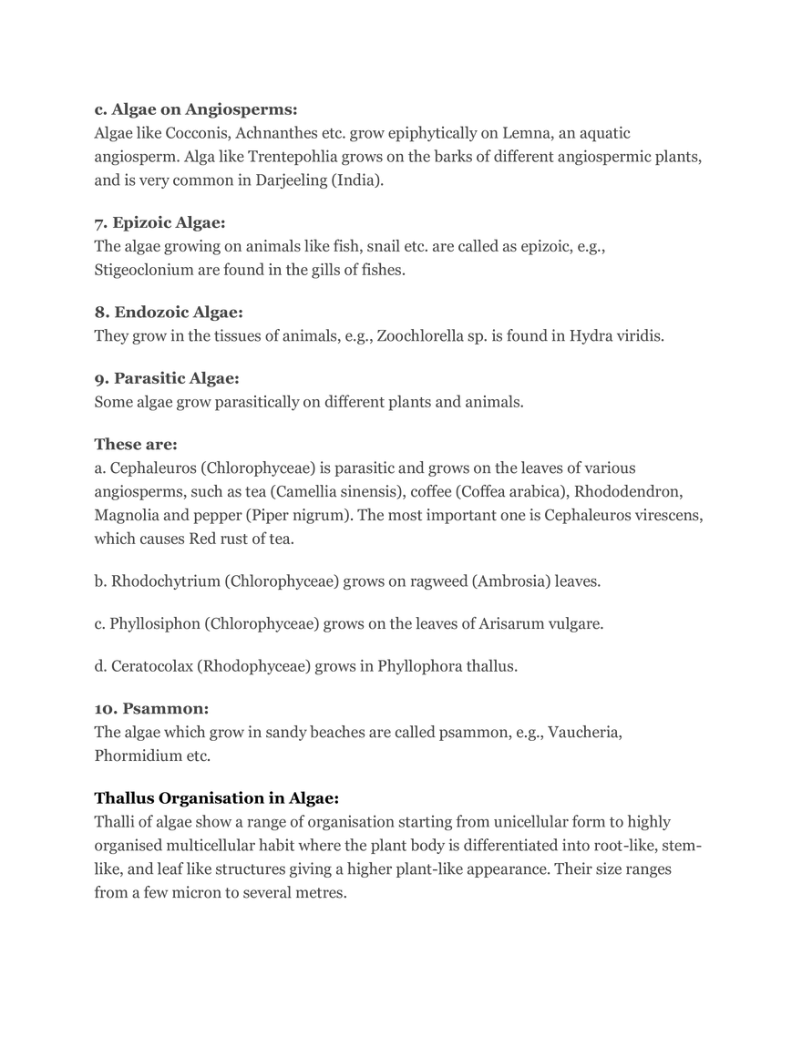 Algae Definition Characteristics and Structure - Page 18