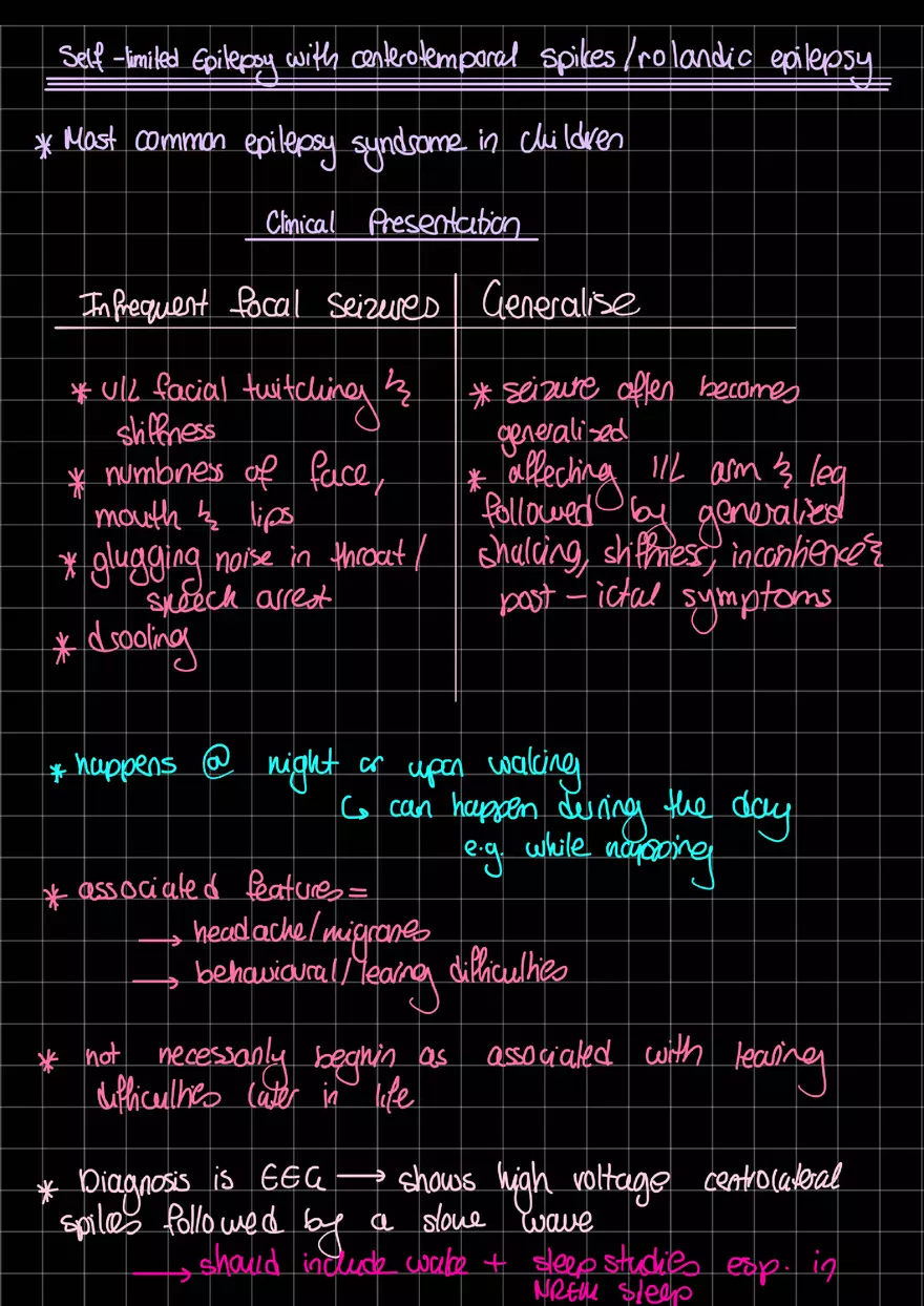 Self Limited Epilepsy - Page 1