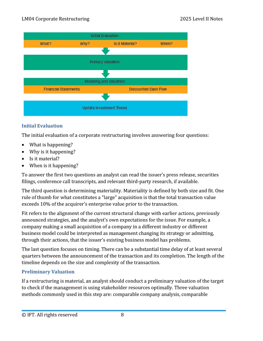 LM04 Corporate Restructuring IFT Notes - Page 14