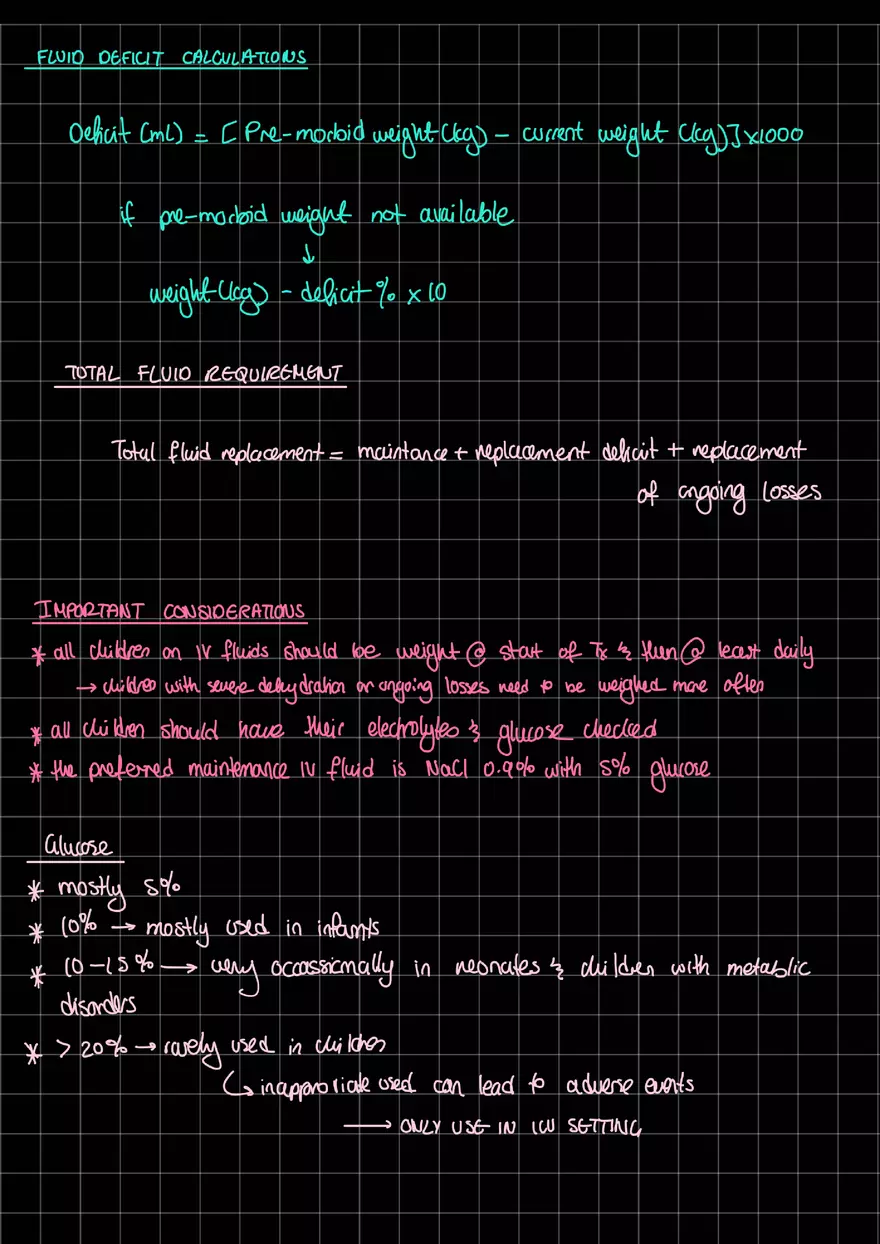 Dehydration and IV fluid Calculations - Page 3