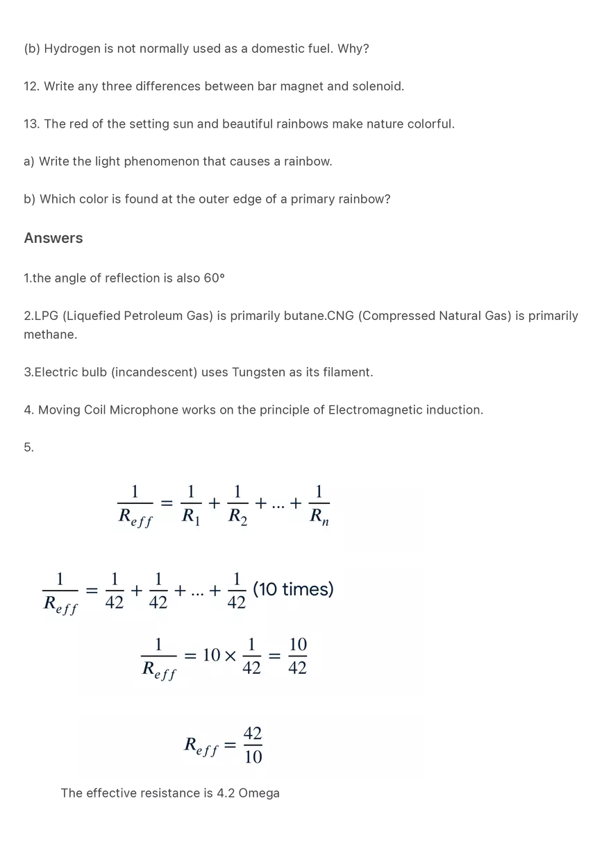 Fundamentals of Light, Electricity, and Magnetism : A Q&A Review - Page 2
