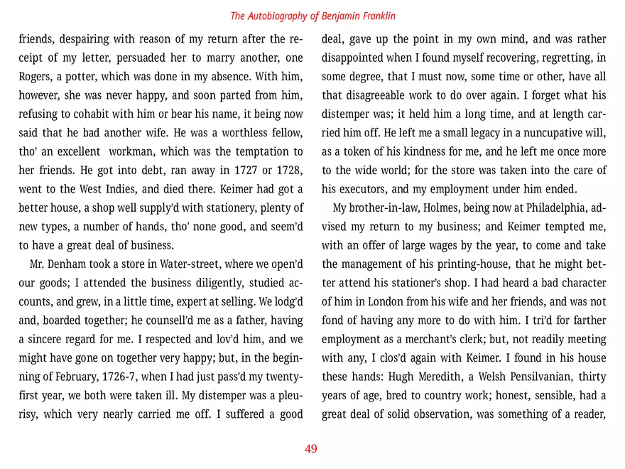The Autobiography of Benjamin Franklin - Page 105