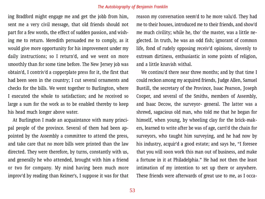 The Autobiography of Benjamin Franklin - Page 110