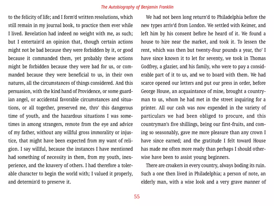 The Autobiography of Benjamin Franklin - Page 112