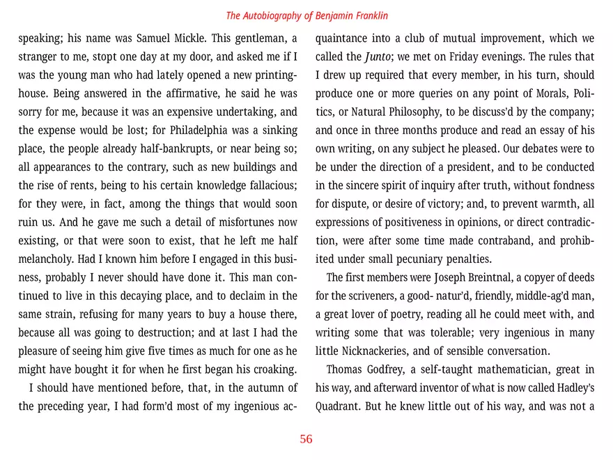 The Autobiography of Benjamin Franklin - Page 113