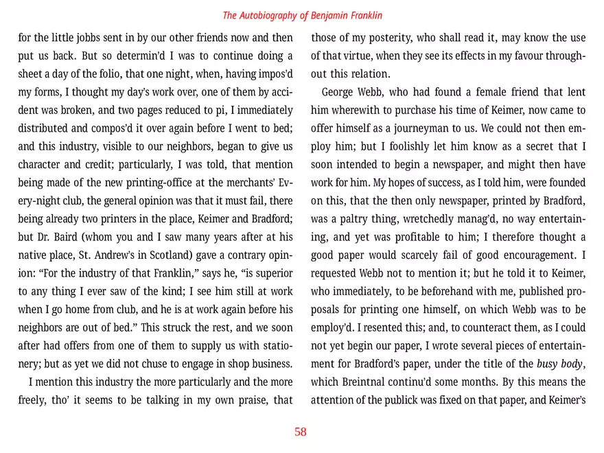 The Autobiography of Benjamin Franklin - Page 115