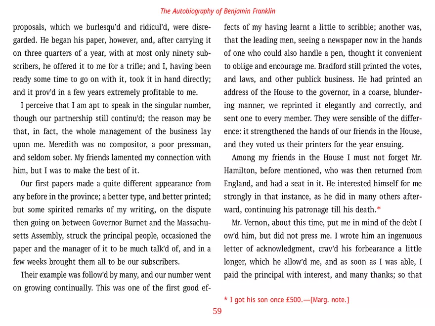 The Autobiography of Benjamin Franklin - Page 116