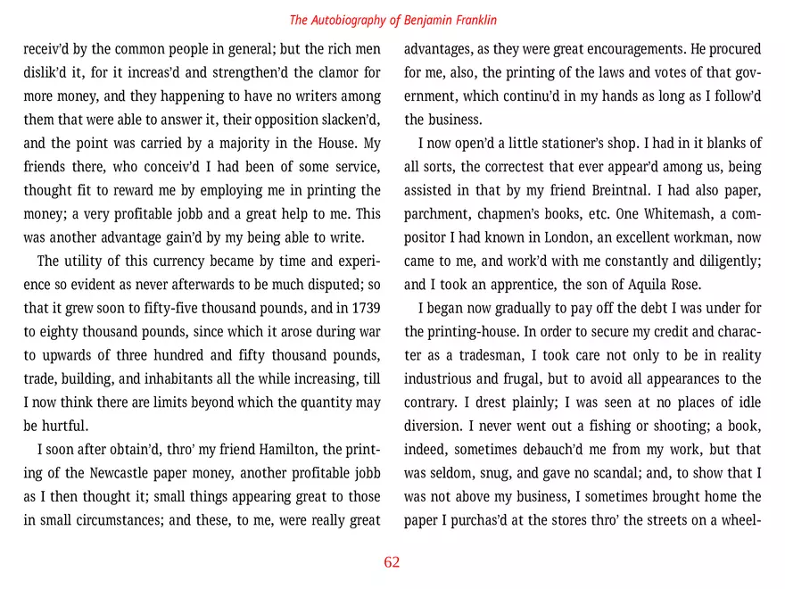 The Autobiography of Benjamin Franklin - Page 120