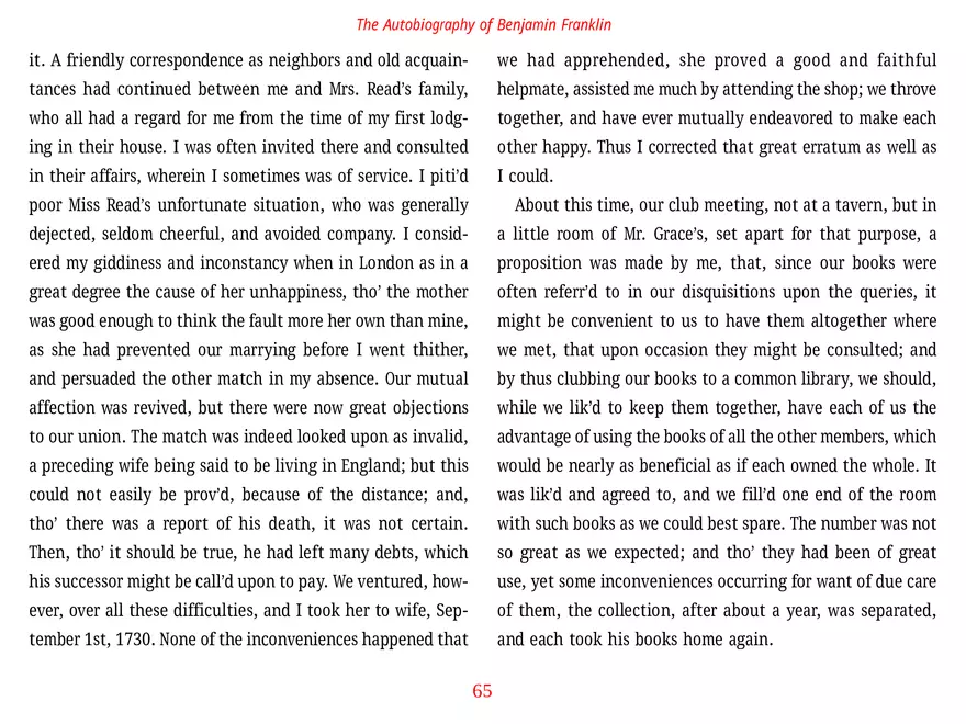 The Autobiography of Benjamin Franklin - Page 123