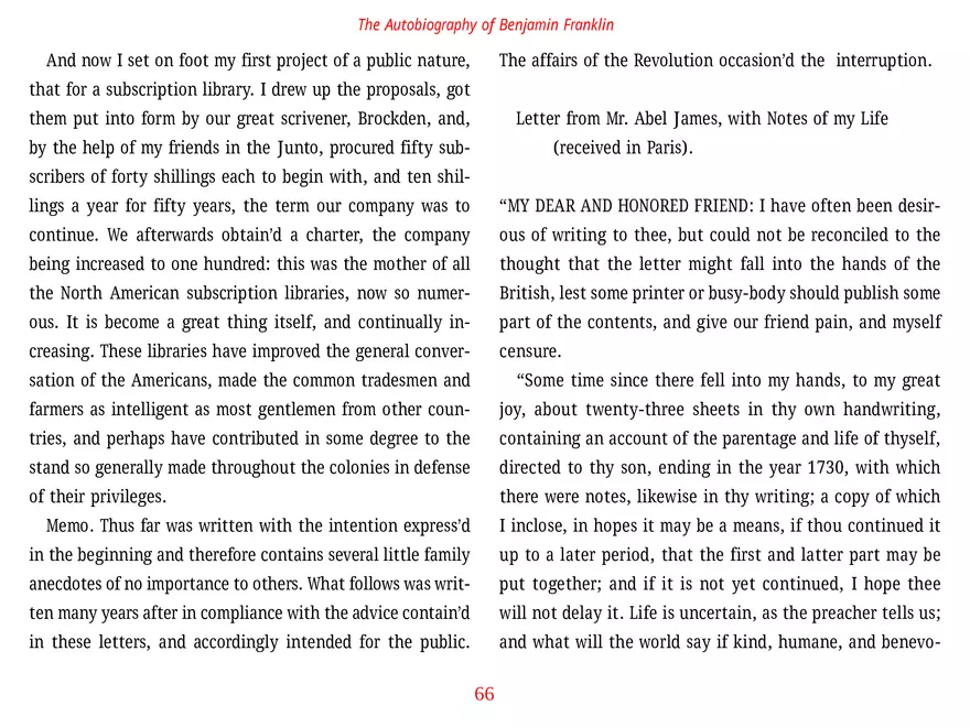 The Autobiography of Benjamin Franklin - Page 124