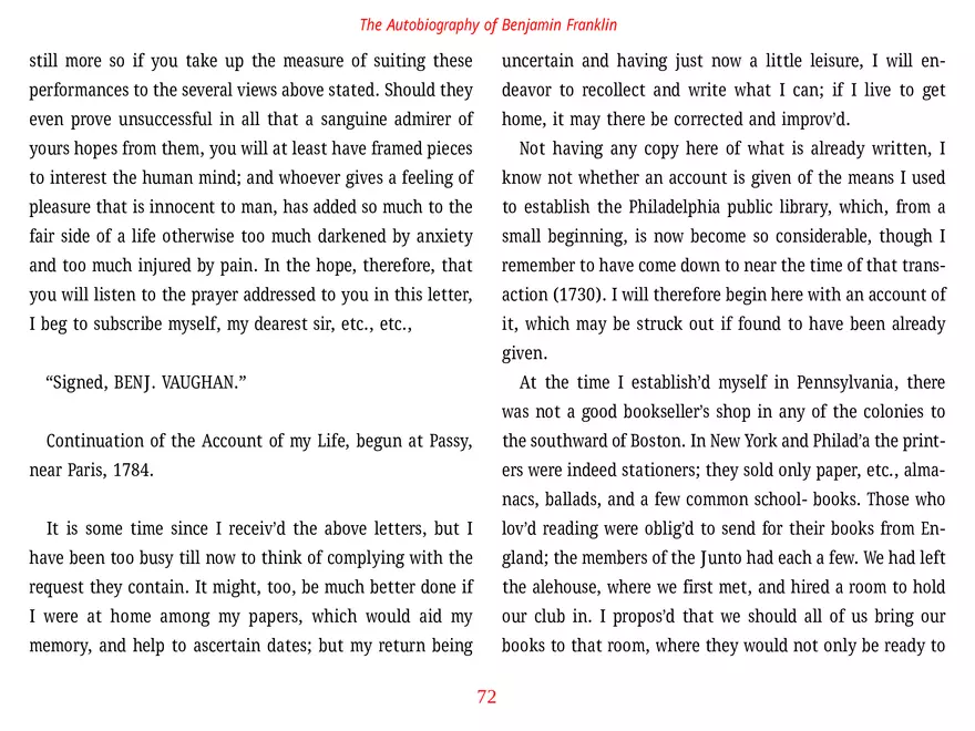 The Autobiography of Benjamin Franklin - Page 131