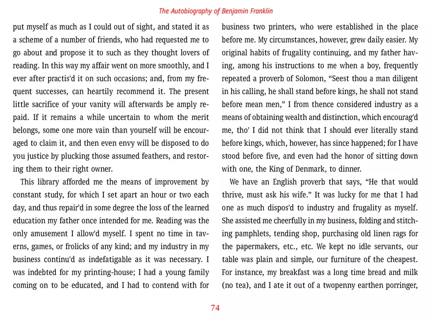 The Autobiography of Benjamin Franklin - Page 133