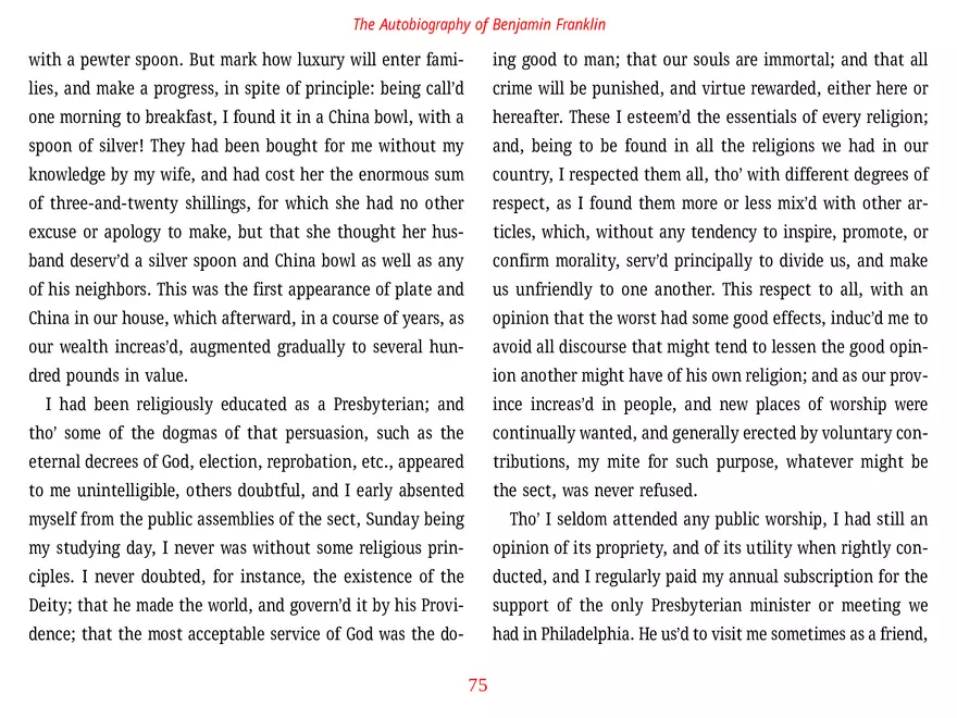 The Autobiography of Benjamin Franklin - Page 134