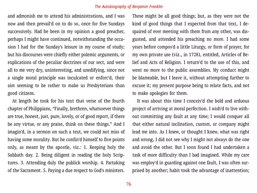 The Autobiography of Benjamin Franklin - Page 135