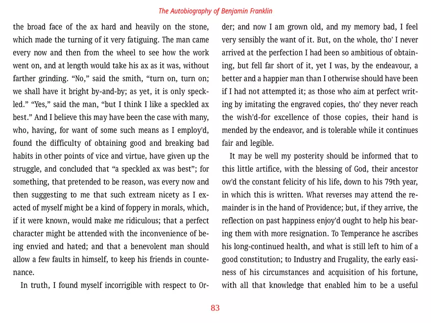 The Autobiography of Benjamin Franklin - Page 143