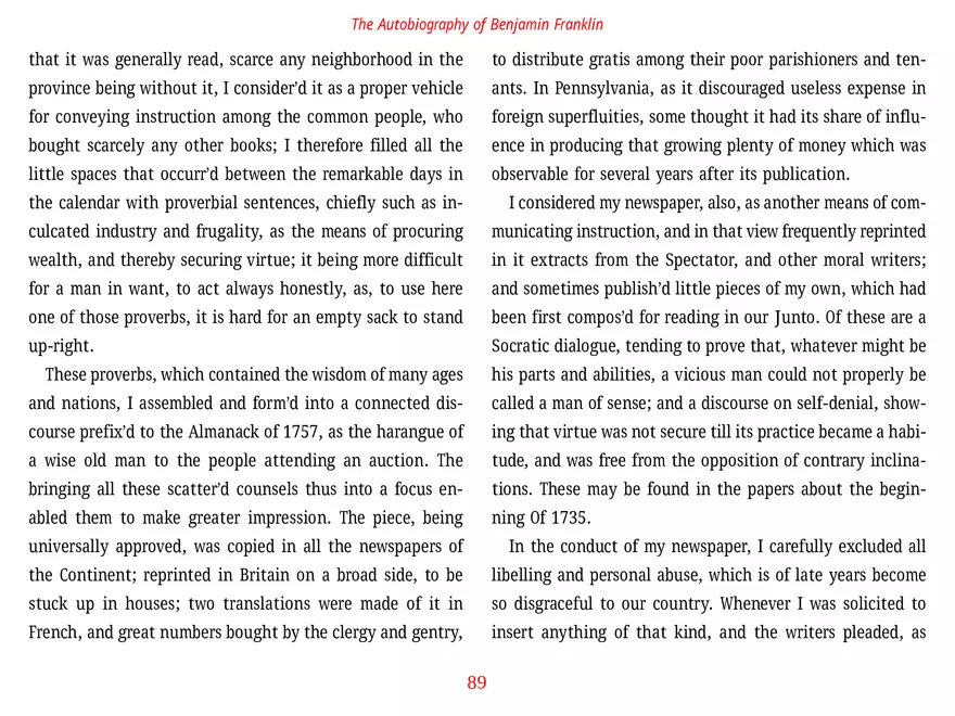 The Autobiography of Benjamin Franklin - Page 149