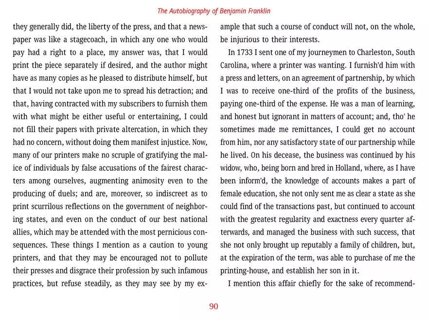 The Autobiography of Benjamin Franklin - Page 150