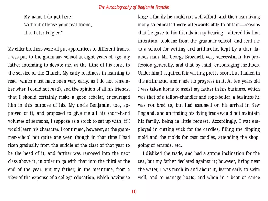 The Autobiography of Benjamin Franklin - Page 151
