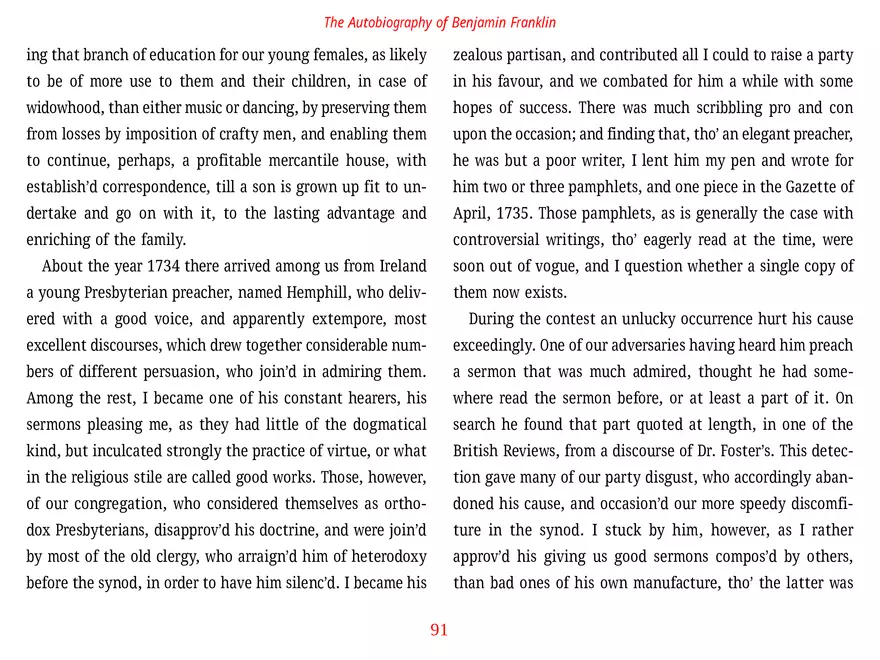 The Autobiography of Benjamin Franklin - Page 152