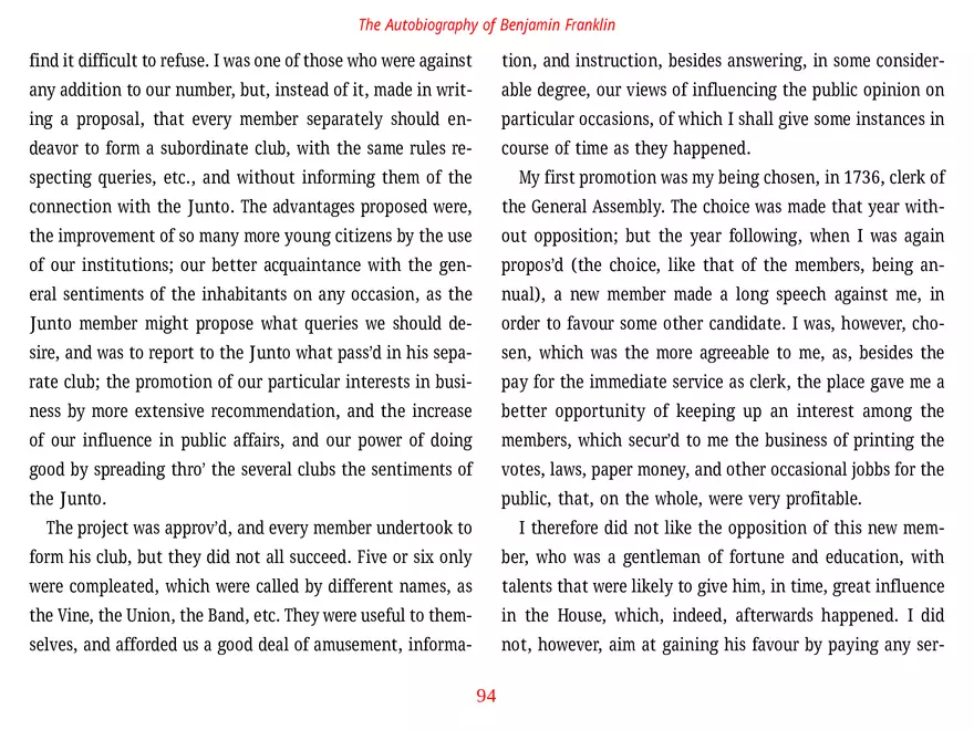 The Autobiography of Benjamin Franklin - Page 155