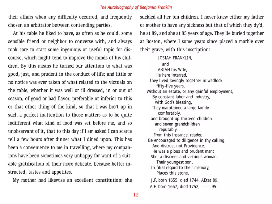 The Autobiography of Benjamin Franklin - Page 14