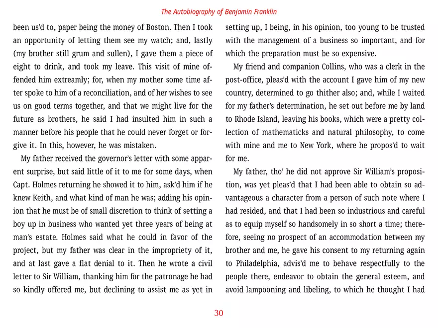 The Autobiography of Benjamin Franklin - Page 84