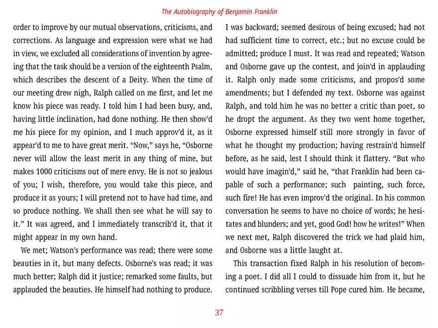 The Autobiography of Benjamin Franklin - Page 92