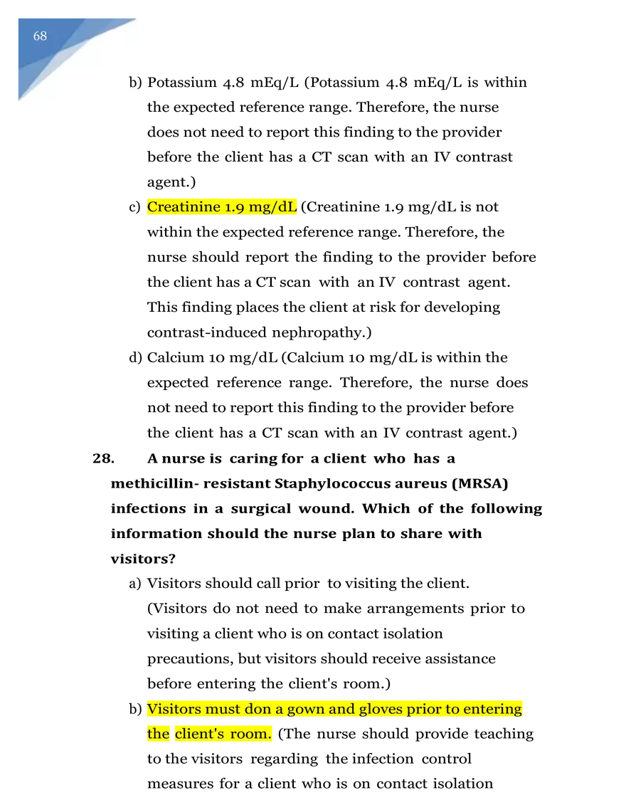 ATI PN Medsurg Exam - Page 109