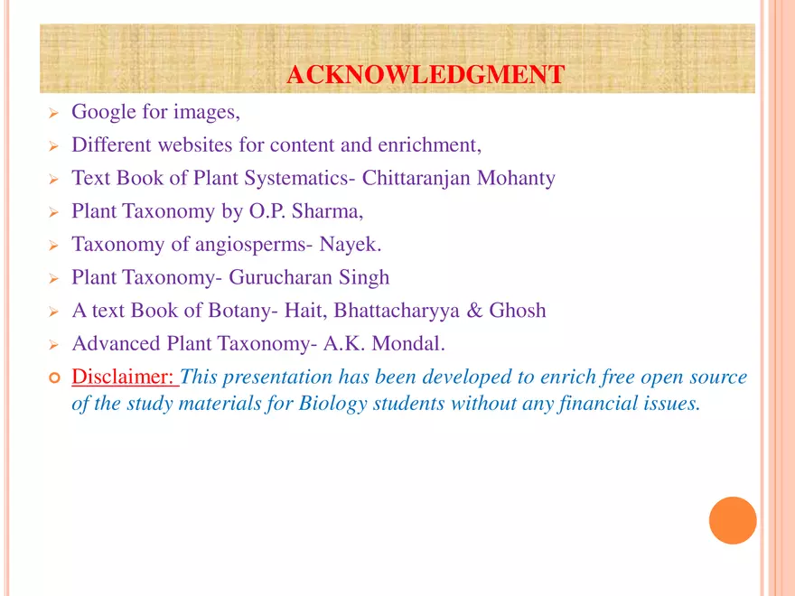 APG III Classification - Page 7