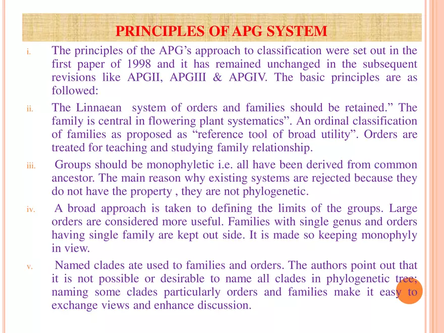 APG III Classification - Page 13