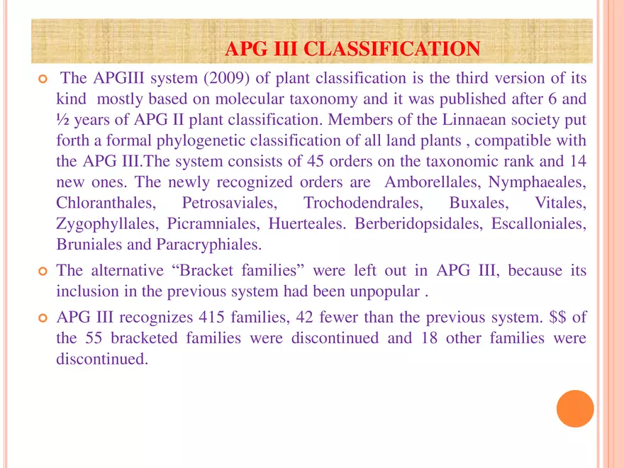 APG III Classification - Page 14