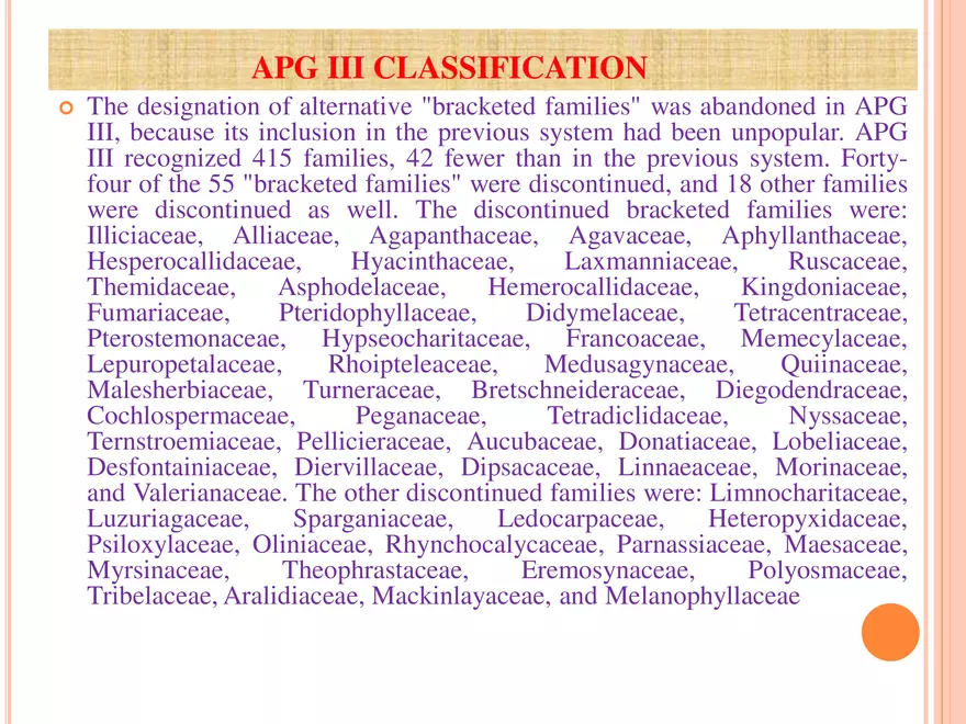 APG III Classification - Page 15