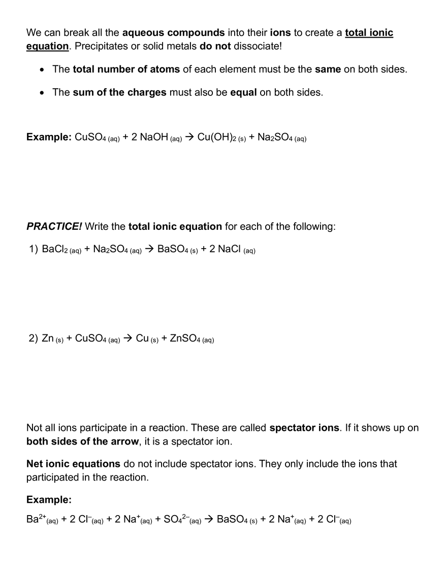 4-6 Reactions of Ions in Solution - Page 2