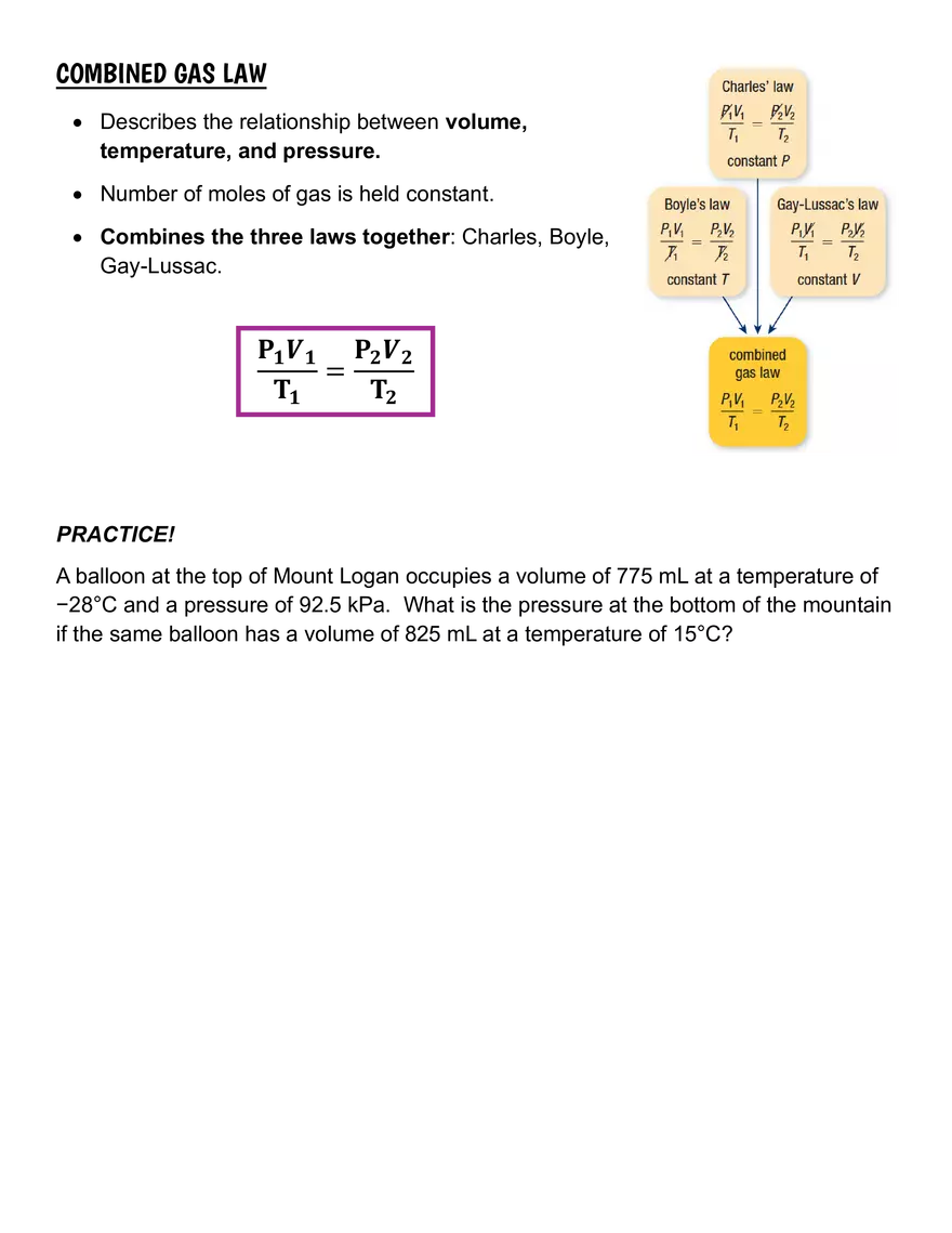 5-4 Boyle, Gay-Lussac + Combined Gas Law - Page 4