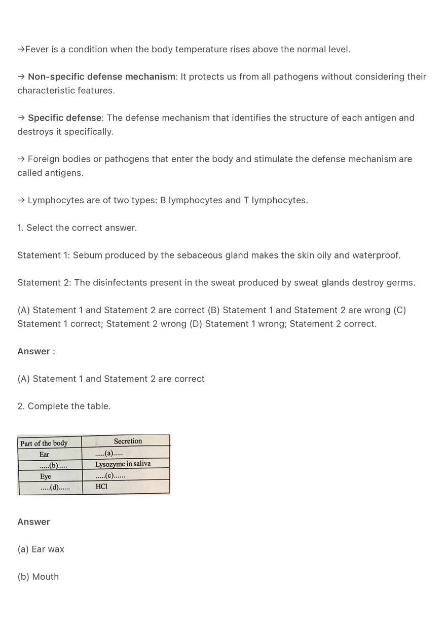 Question and Answers on the Topic Defense Mechanisms - Page 2