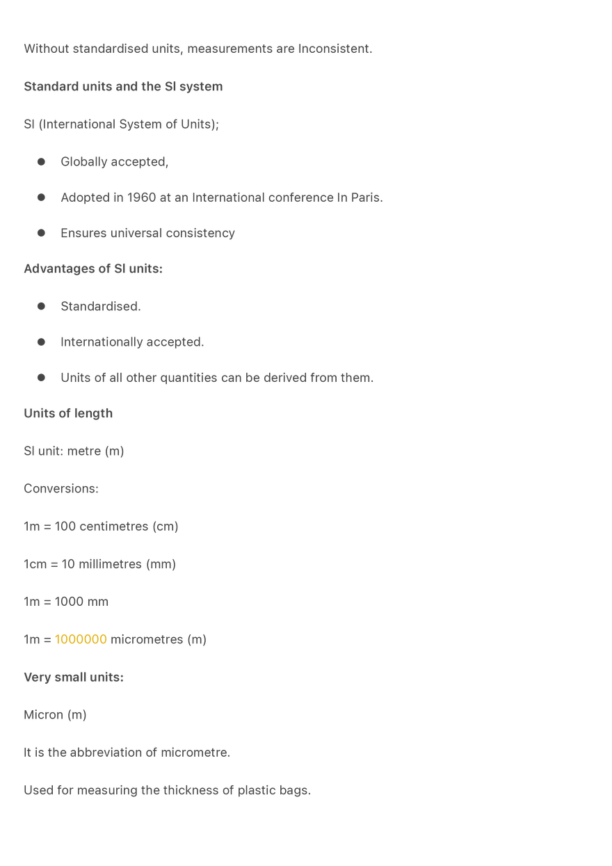 Importance of Measurement - Page 2