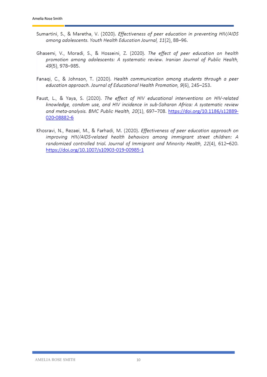 The Role of Companions and Peer Educators - Page 10