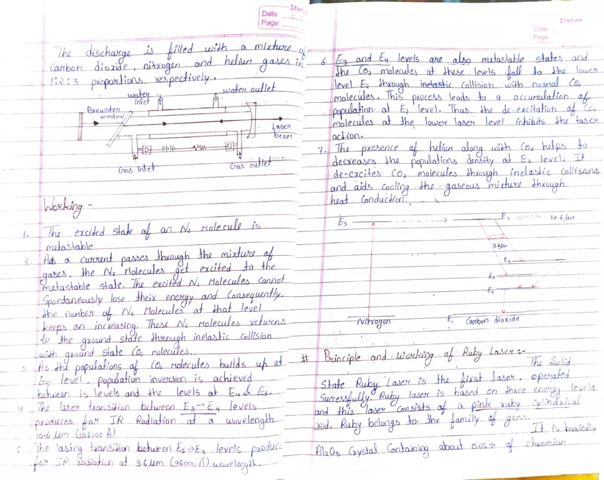 Laser Handwritten Notes - Page 7