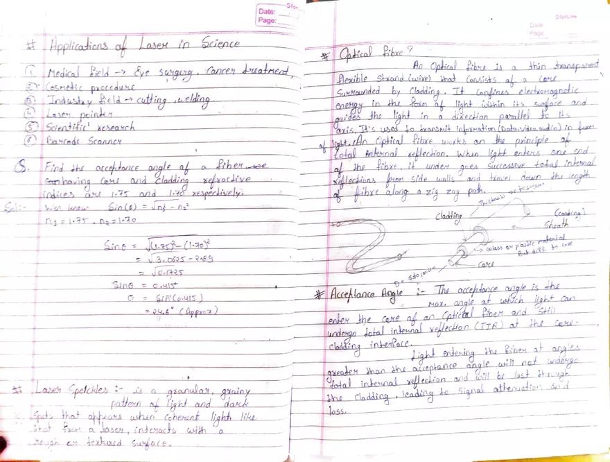 Laser Handwritten Notes - Page 11