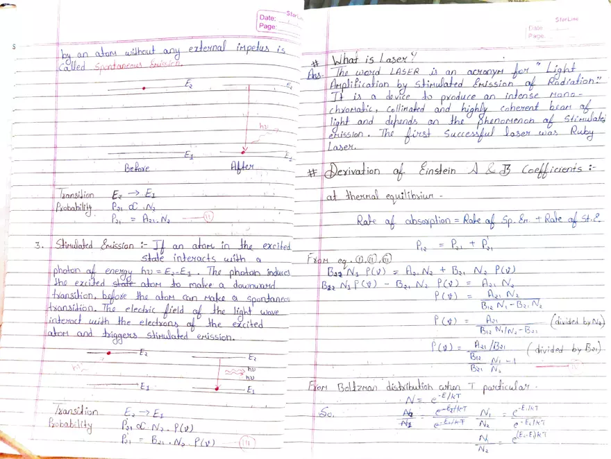 Laser Handwritten Notes - Page 2