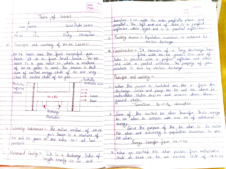 Laser Handwritten Notes - Page 5