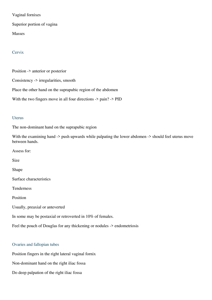 Bimanual Examination - Page 3