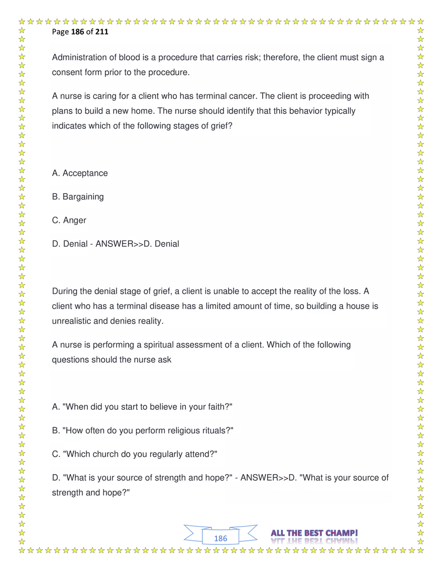 ATI Fundamentals Proctored Exam Test Bank - Page 97