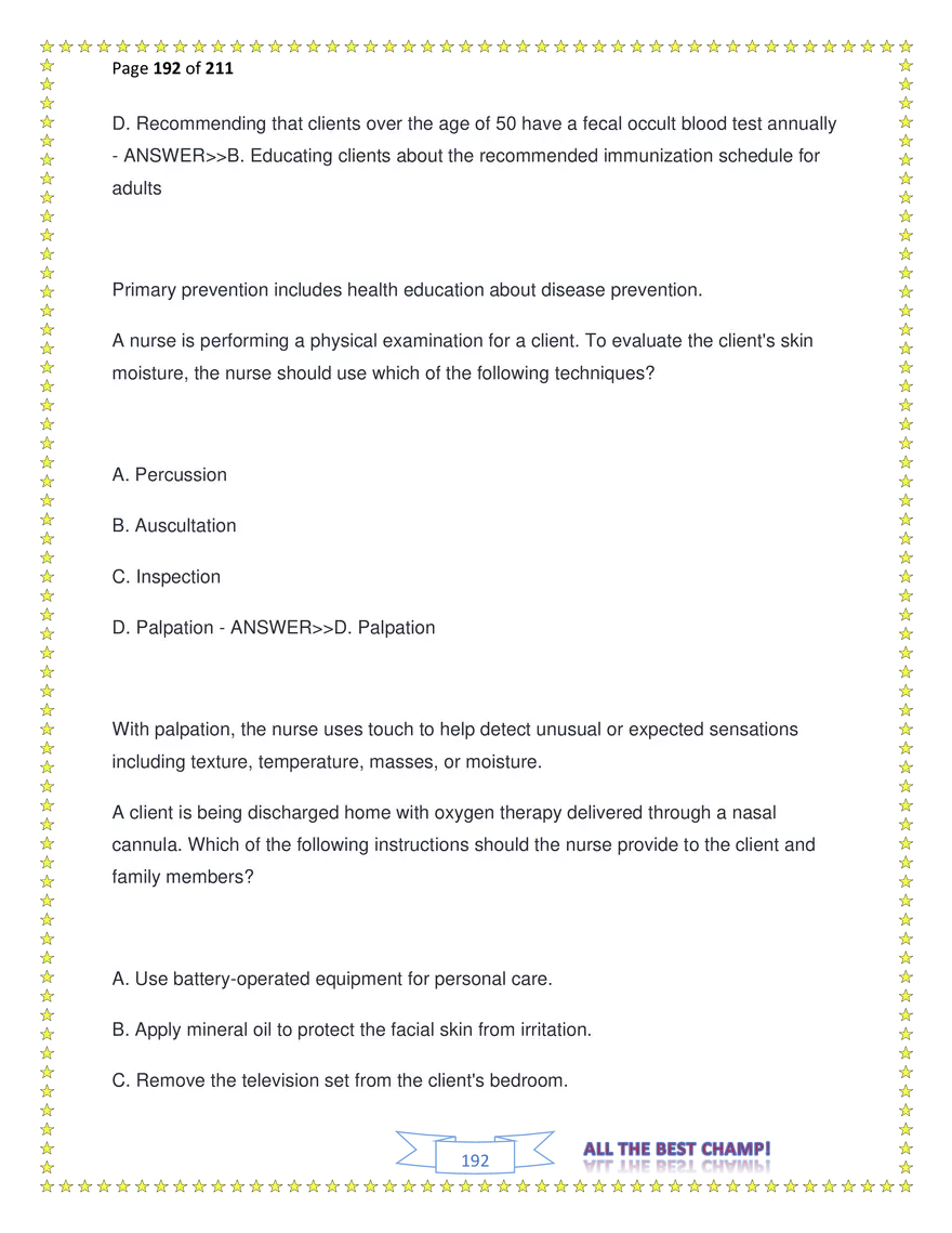 ATI Fundamentals Proctored Exam Test Bank - Page 104