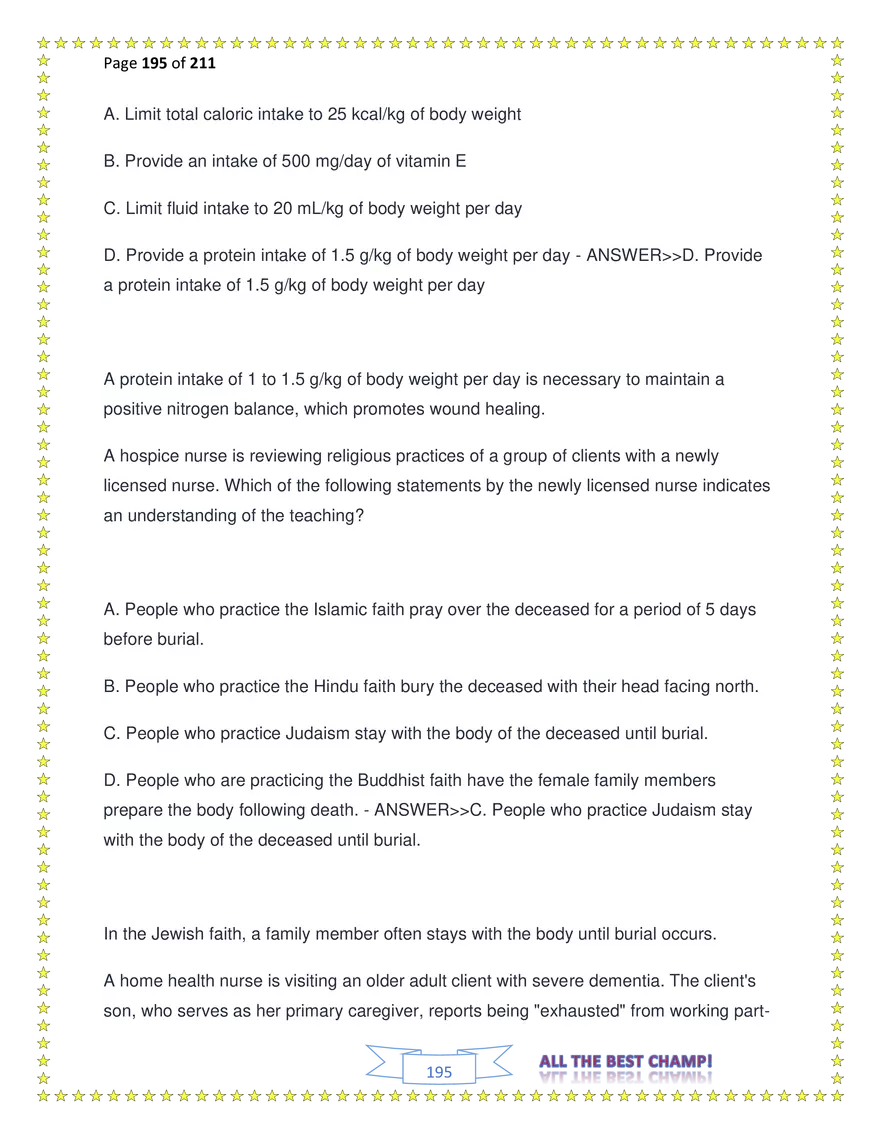 ATI Fundamentals Proctored Exam Test Bank - Page 107