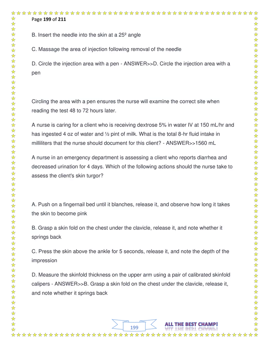 ATI Fundamentals Proctored Exam Test Bank - Page 111