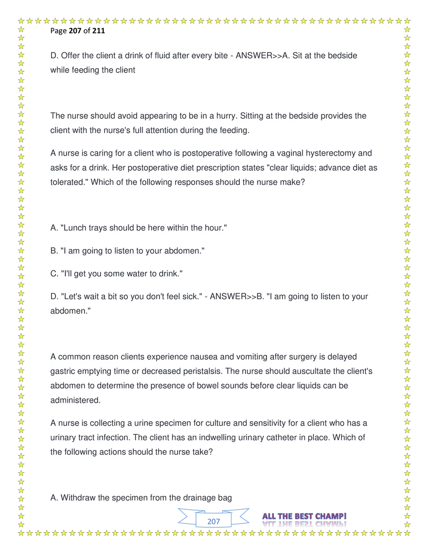 ATI Fundamentals Proctored Exam Test Bank - Page 121
