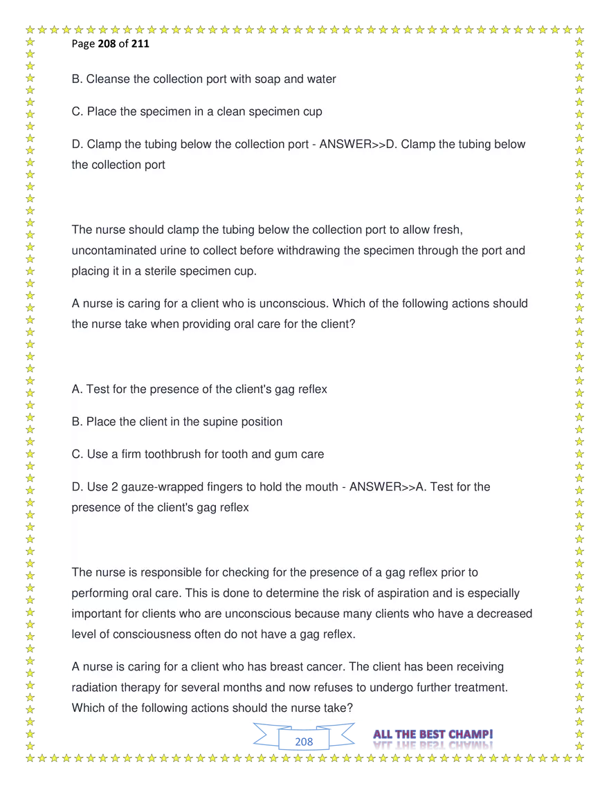 ATI Fundamentals Proctored Exam Test Bank - Page 122