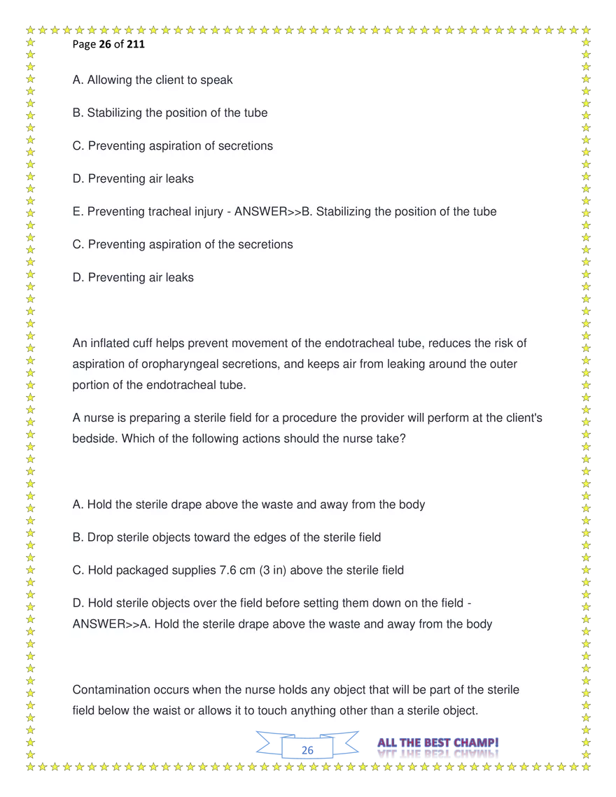 ATI Fundamentals Proctored Exam Test Bank - Page 130